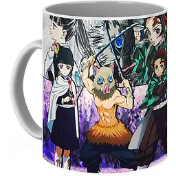 Кухоль GeekLand Demon Slayer Kimetsu no Yaiba Клинок, що розсікає демонів KY.02.09 330 мл білий - мініатюра 3