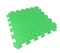 Мат-пазл (ластівчин хвіст) Sanstore EVA 50 x 50 x 1 см зелений 2172759216 - мініатюра 1