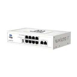 PoE-комутатор 10-портовий некерований Wiking WK-PS310-HP гігабітний, 8x1000Mbps PoE, 2x1000Mbps Uplink, 110W (73-00280) - мініатюра 4