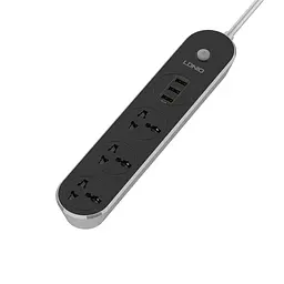 Мережевий продовжувач LDNIO SC3301 (3 х розетки 3 х USB) 1.6 м - мініатюра 5