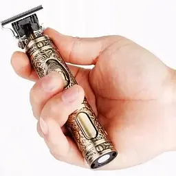 Машинка для стрижки Shuke T9 на акумуляторі з 4 насадками металева - мініатюра 2