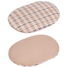 Лежак для тварин BronzeDog Comfort овальний XS 30х40х9 см бежево-бежевий - мініатюра 3