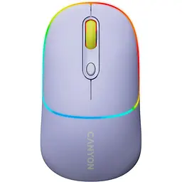Миша Canyon MW-22 2 in 1 Wireless Lavender (CNS-CMSW22ML)