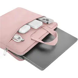Сумка для ноутбука WiWU Vivi Laptop Handbag 15.6`/16` Pink (6936686410984) [151956] - мініатюра 4