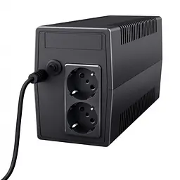 Джерело безперебійного живлення Trust Paxxon 800VA UPS 23503, 2 Outlets 1.4 м Black - мініатюра 3