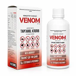 Venom k.s. концентрат від клопів, тарганів та інших комах