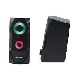 Колонки 2.0 CSP-U002RGB Black, 2 x 3 Вт Maxxter teh0020995 - мініатюра 2