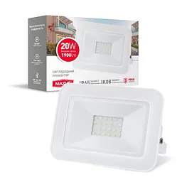 Прожектор світлодіодний MAXUS FL-02 20W 5000K