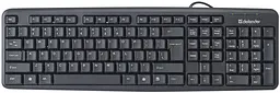 Клавіатура Defender Element HB-520 B, 104+3 кн., UA, USB, чорна