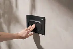 Кнопка змиву для інсталяції Hansgrohe iFrame Original S матовий чорний 66002670 - мініатюра 3