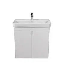 Тумба Мойдодир Simple White 70-U умивальник River 70 Білий універсальна Білий - мініатюра 5