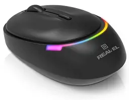 Комп'ютерна миша Real-El RM-440W Rechargeable Wireless Black teh0024024 - мініатюра 4