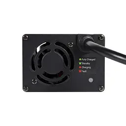 Зарядний пристрій для акумуляторних батарей LiFePO4 29.2V/20A Power Queen P24V20A-BCHA-MINI-X (44-00530) - мініатюра 9