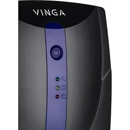 Пристрій безперебійного живлення Vinga LED 600VA plastic case (VPE-600P) - мініатюра 4