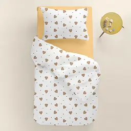 Наволочка на подушку 40х60 BEIGE HEARTS COSAS (4822052397817) - мініатюра 2