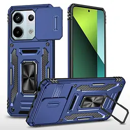 Ударостійкий чохол Camshield Army Ring для Xiaomi 15T Синій / Navy