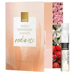 Листівка з пробним зразком Парфумної води Avon TTA Radiance для Неї 0.6 мл