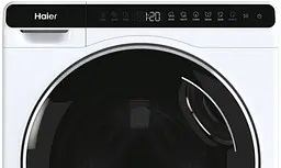 Пральна машина Haier фронтальна 5 кг 1000 A+++ 44 см дисплей інвертор люк чорний висота 70см білий - мініатюра 6