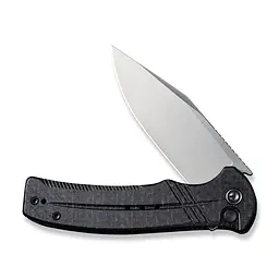 Ніж складаний туристичний Civivi Cogent, (8.8 см) 14C28N/Micarta чорний - мініатюра 3