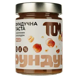 Фундучна паста TOM з молочним шоколадом 300 г (946544)