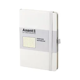 Книга записна Axent Partner 125х195 мм в точку 96 аркушів Біла (8306-21-A) - мініатюра 2
