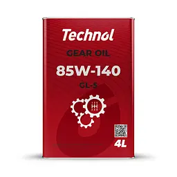 Трансмісійне масло Technol Gear Oil 85W-140 GL-5, 4л(TL90694)
