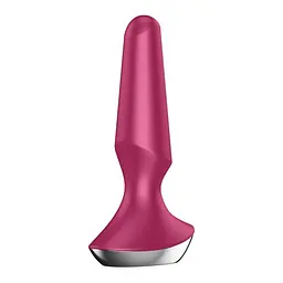 Анальна пробка Satisfyer Plug-ilicious 2, 14 см (малиновий) - мініатюра 3