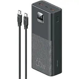 Зовнішній акумулятор Usams PB68 (US-CD185) 30000 mAh 65W з дисплеєм - мініатюра 2