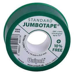 Фум стрічка тефлонова Jumbotape standard (11 х19 х0,2) Unipak 000023468 - мініатюра 2