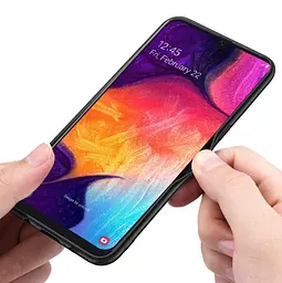 Чохол накладка Primo Cenmaso для Samsung Galaxy A50 2019 ( SMA505 ) Black&Red - мініатюра 3