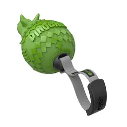 Іграшка для Собак Gigwi Dinoball Динозавр Зелений зі звуком, що відключається 14 см - мініатюра 2