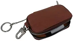 Ключниця Luxury Key Case натуральна шкіра Коричнева - мініатюра 6