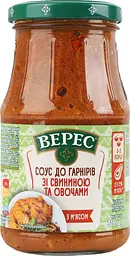Соус до гарнірів Верес зі свининою та овочами 310 г (921291) - мініатюра 7