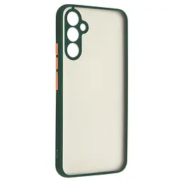 Чехол-накладка для Samsung Galaxy A34 5G (A346), Frosted Matte, зеленый, противоударный чехол с защитой всего корпуса, термополиуретан TPU + поликарбонат PC, ArmorStandart (ARM66714)