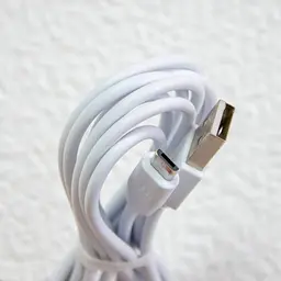 Кабель для зарядки телефону HOCO X1 Micro-USB 2m, білий, силіконовий шнур 2.4А - мініатюра 4