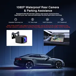 Бездротова автомагнітола Avylet 8" з Apple CarPlay, Android Auto, GPS і камерою - мініатюра 4