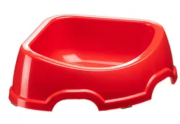 Миска для собак та котів Ferplast Party 20 пластикова кутова червона 24x21x7 см 500 мл 71120099