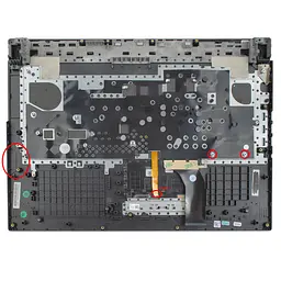 Верхня кришка для Asus ROG Strix G731GW G731GV, (Чорний, топкейс+клавіатура, 16pin підсвічування, Оригінал) - мініатюра 2