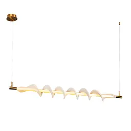 Люстра LED Levistella 7813089 (1200) AB, 16W, 3000K, бронзовий метал, сучасний стиль для дому - мініатюра 2