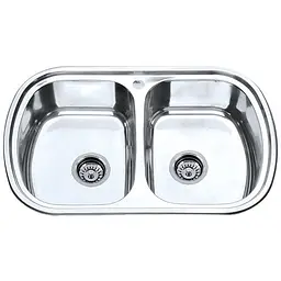 Мойка кухонная ZERIX Z7749-08-180E satin (ZM0565) - мініатюра 3