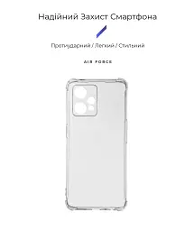 Чохол ArmorStandart Air Force для Realme 9 Pro Plus Camera cover Clear - мініатюра 2