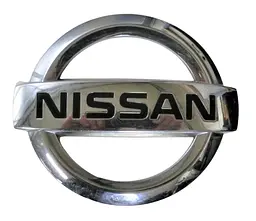 Емблема NISSAN хром 125х105 мм пластик (на скотчі)