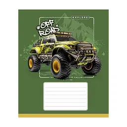 Зошит Школярик Star Cool Trucks 12 аркушів клітинка (012-3682K), в асортименті - мініатюра 4