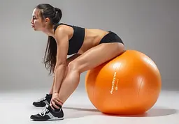 М'яч для фітнесу (фітбол) Power System PS-4018 Ø85 cm PRO Gymball Orange (PS-4018OR-0) - мініатюра 2