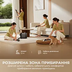 Миючий пилосос для килимів та тканин Dreame N20 Steam - мініатюра 11