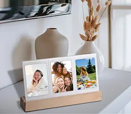 Настільна фоторамка на 3 фото з підсвіткою для Fujifilm Instax Mini - мініатюра 5