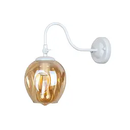 Бра настінне Levistella 756WPR0231F3-1 WH+BR, E27, 40W, білий + бронза, сучасний стиль для дому