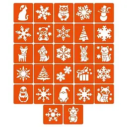 Набір для біо-тату "Зима - глітер" set-winter-glitter - мініатюра 2