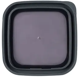 Контейнер для сипучих продуктів Violet House 1.7 л чорний (0311 Transparent Black) - мініатюра 3