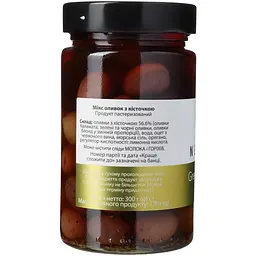 Оливки Nefeli Мікс з кісточкою 300 г (822137) - мініатюра 5